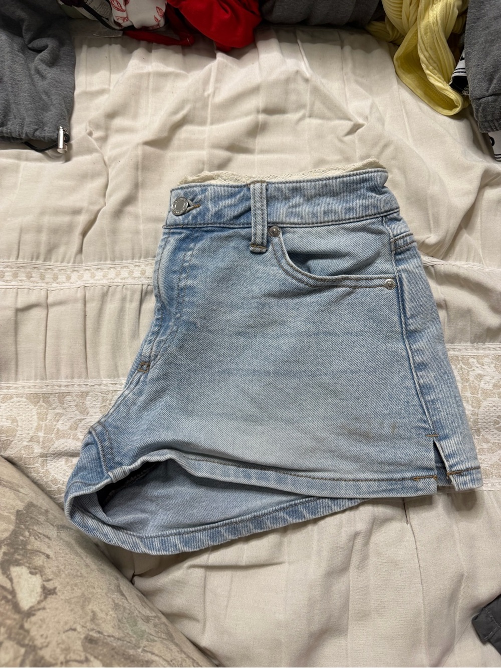 No Boundaries Light Blue Denim Jean Shorts